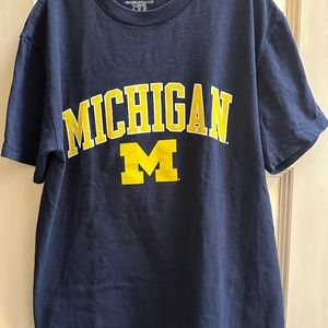 Champion Vintage University of Michigan Wolverines T-Shirt Youth Large 10-12